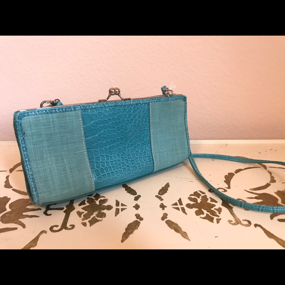 Tommy Hilfiger crocodile purse
